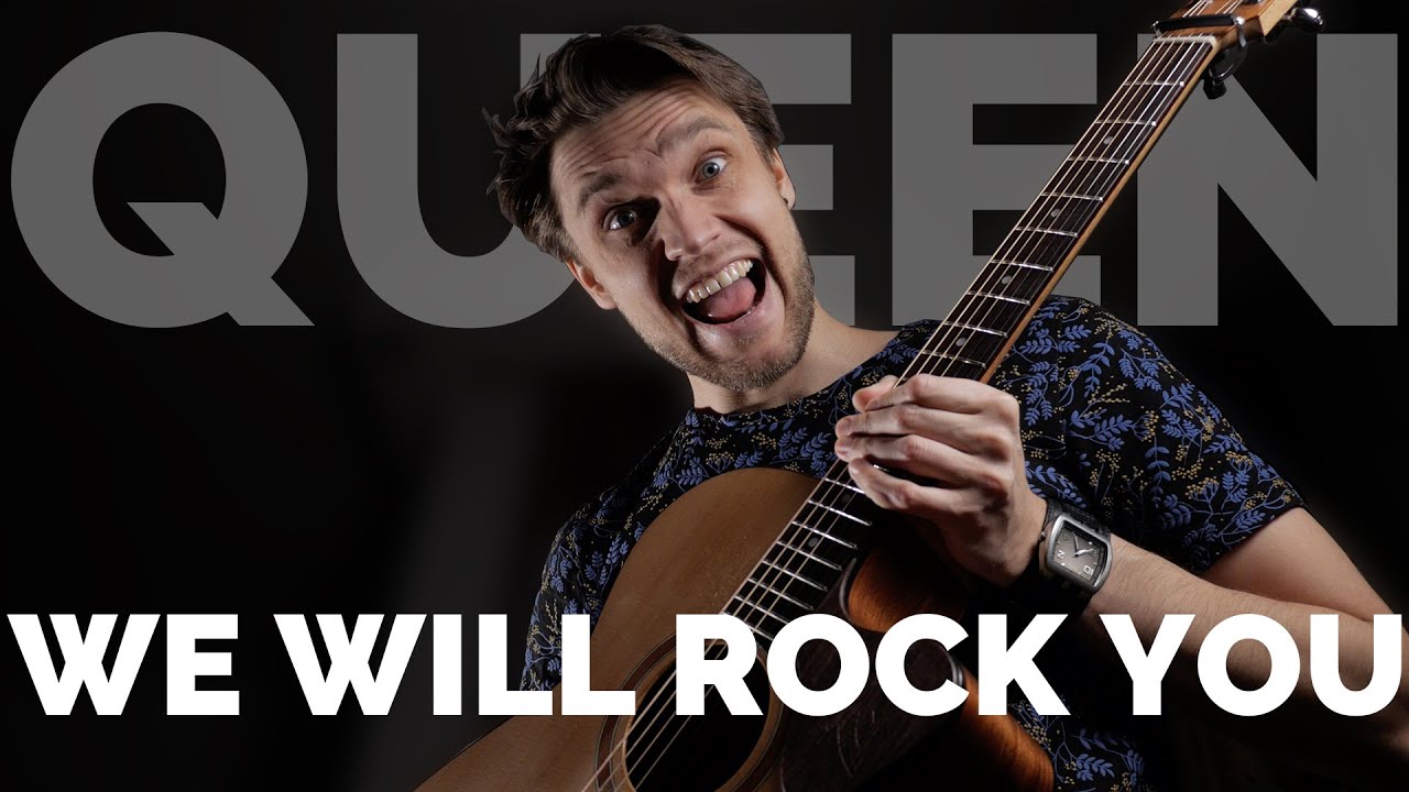 Queen -  We will rock you | Fingerstyle guitar cover