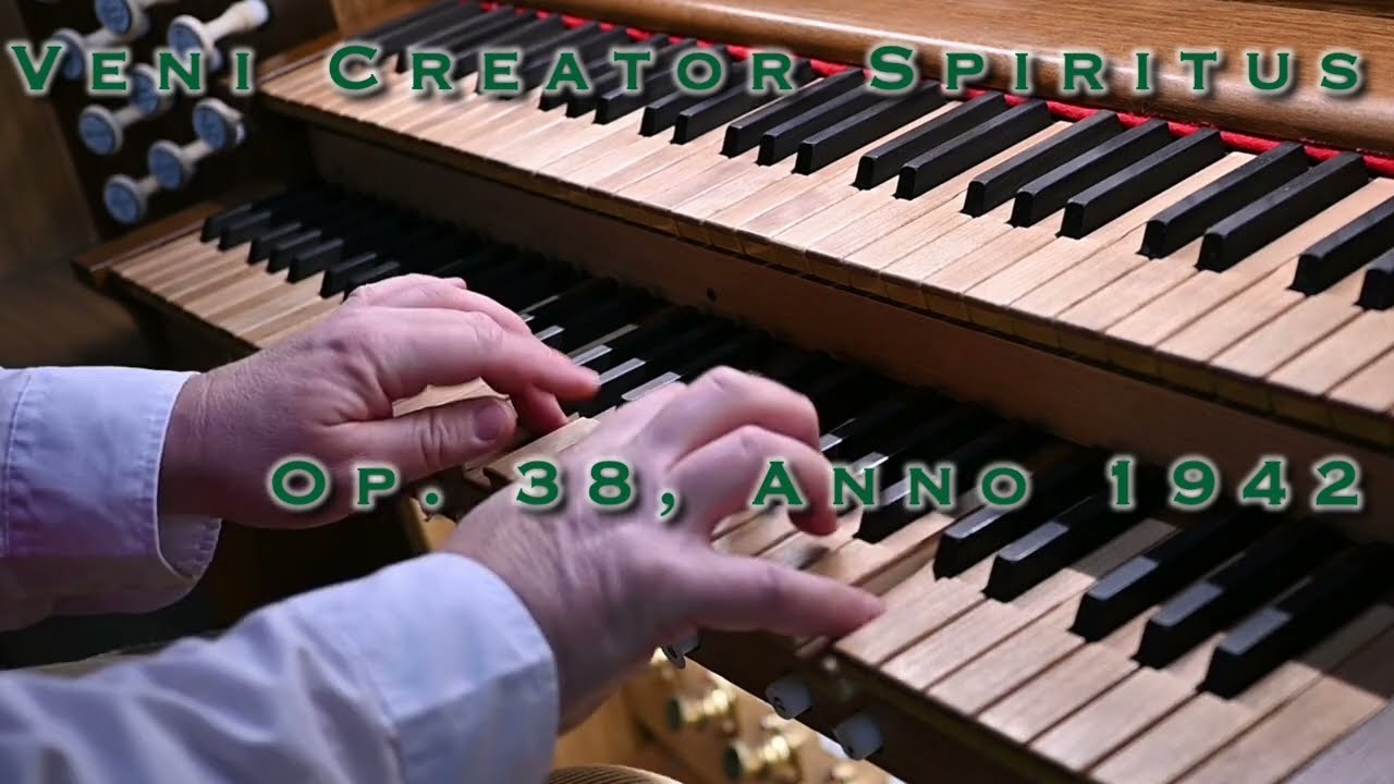 Marcel Dupré 1886 - 1971 Le Tombeau de Titelouze VIII Veni Creator Spiritus Op. 38, Anno 1942