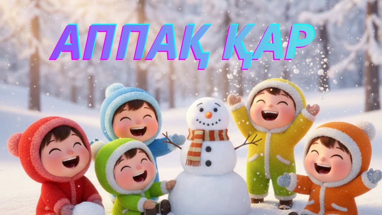 ❄️ «Аппақ қар» – балаларға арналған көңілді қысқы ән!    #jinglebells #newyear #жаңажыл #елка