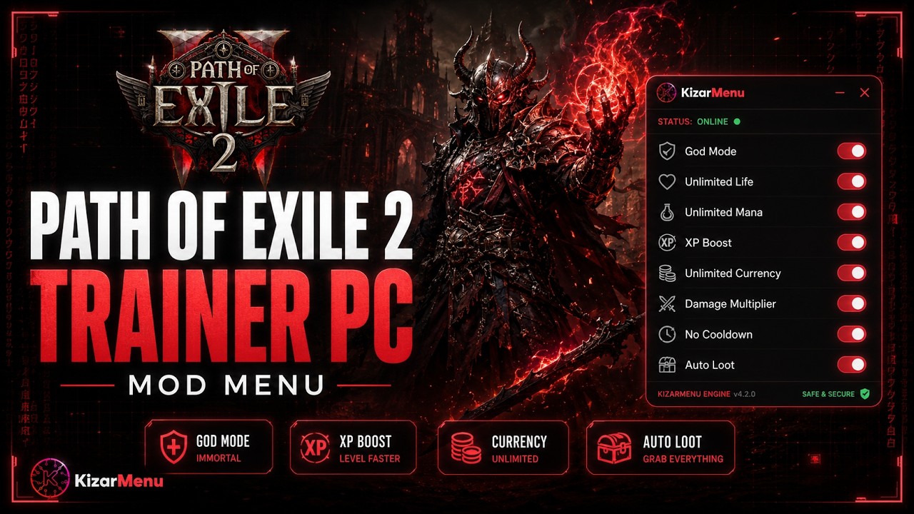 Path of Exile 2 Trainer PC &ndash; Cheats, Hacks & Mod Menu