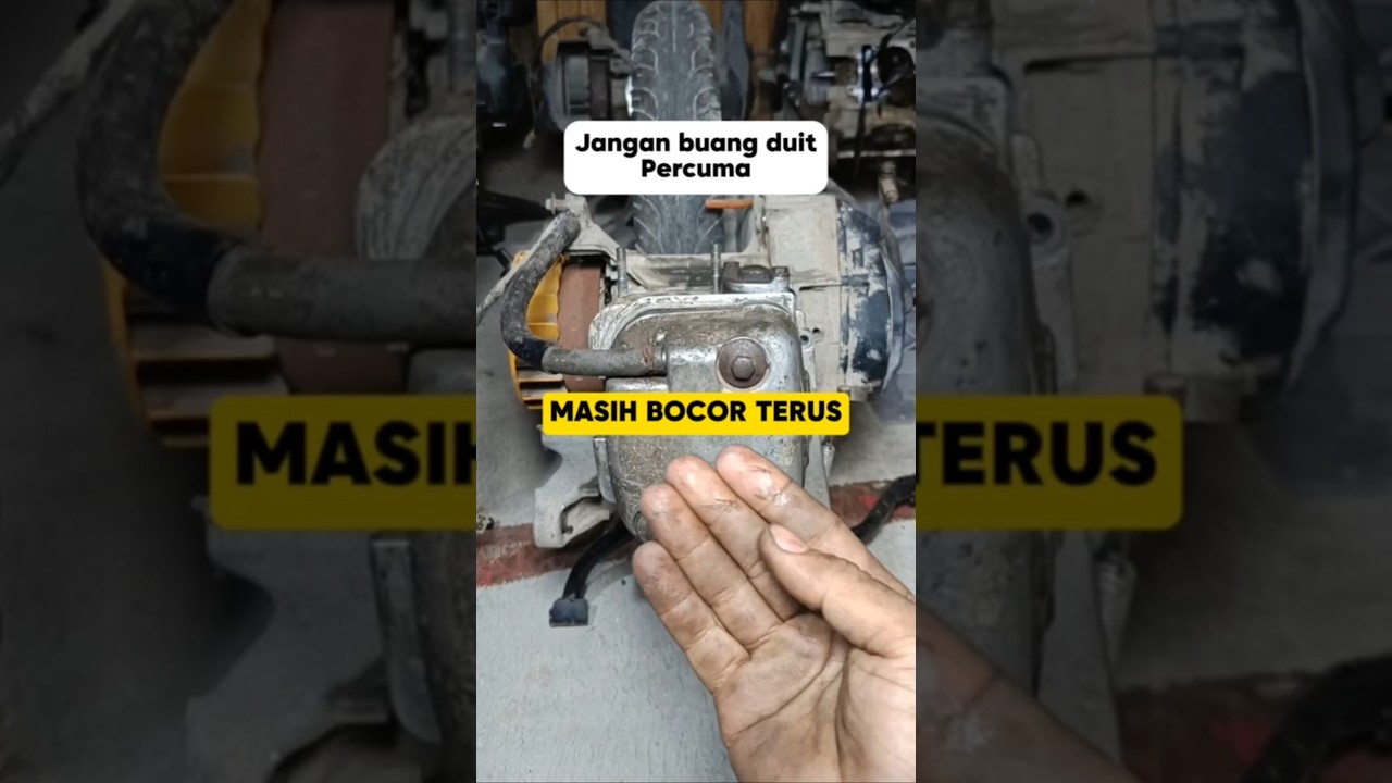 Penyebab oli mesin netes #shortsfeed #shorts