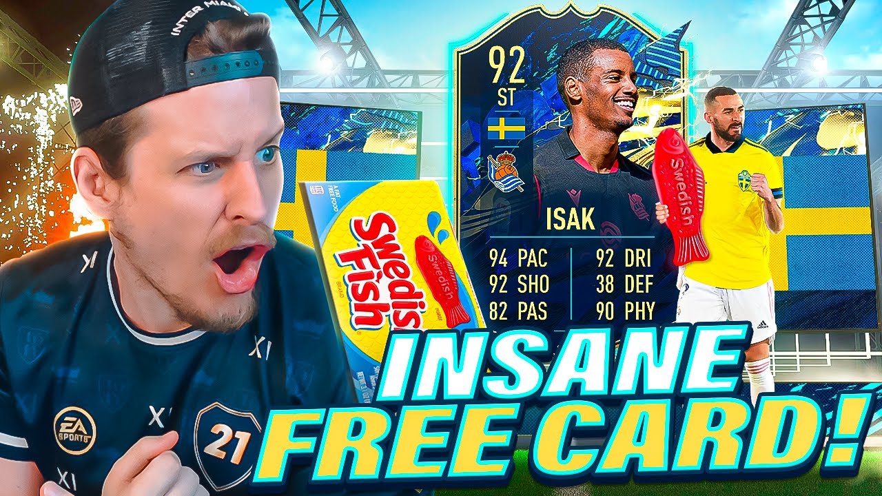 ЛУЧШАЯ БЕСПЛАТНАЯ КАРТА В ИСТОРИИ?! ОБЗОР ЗАДАЧИ ИСАК ИЗ КОМАНДЫ TOTS 92! FIFA 21 Ultimate Team