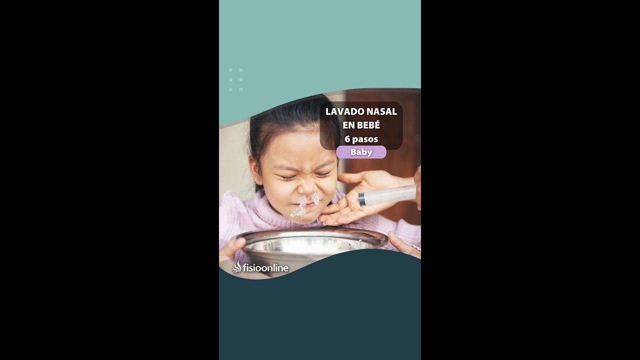 6️⃣PASOS para el LAVADO NASAL en beb&eacute;s🚼