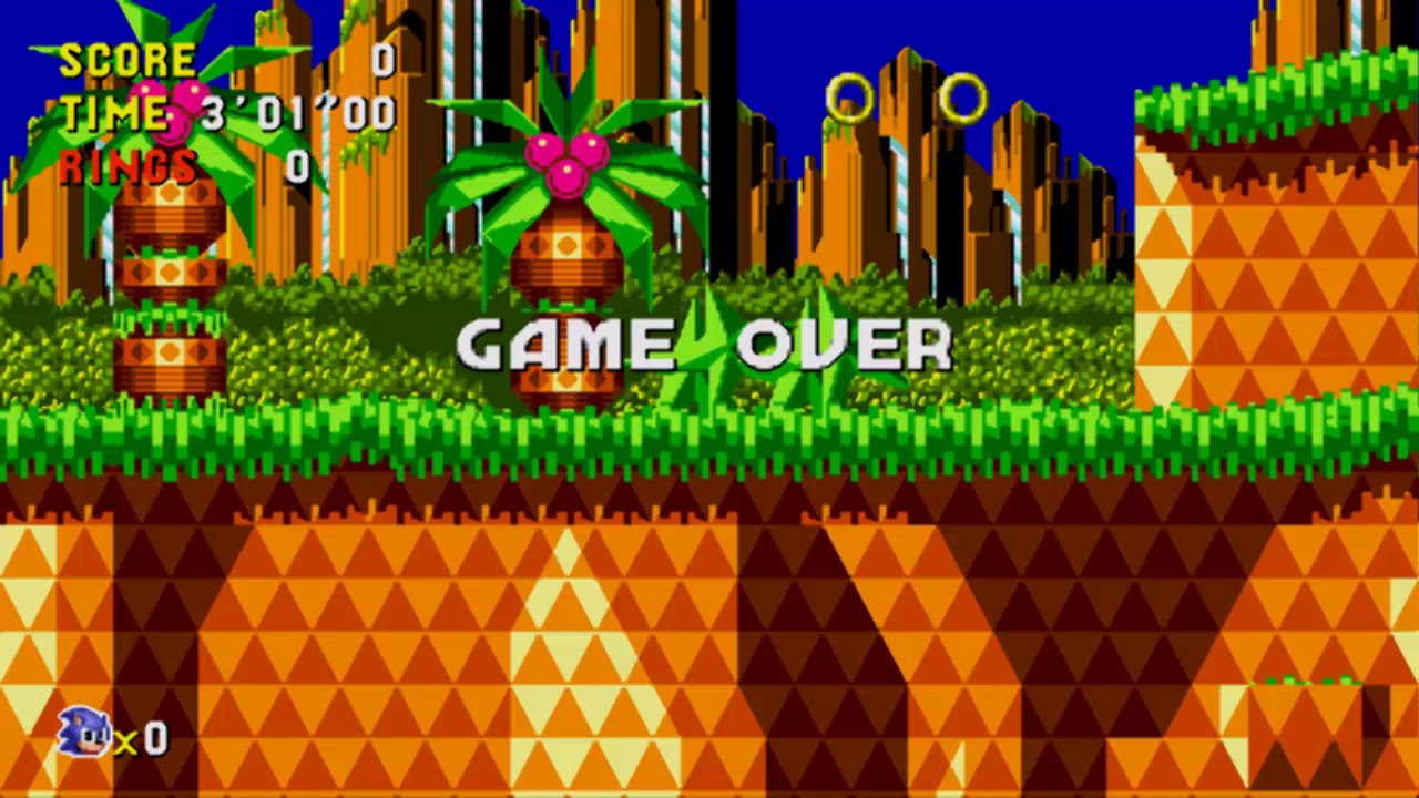 Sonic CD Game Over US and JPN
