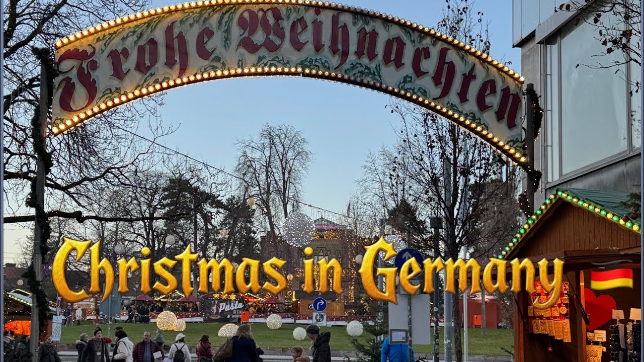 How Christmas is Celebrated in Germany I Freiburg Travel Vlog .