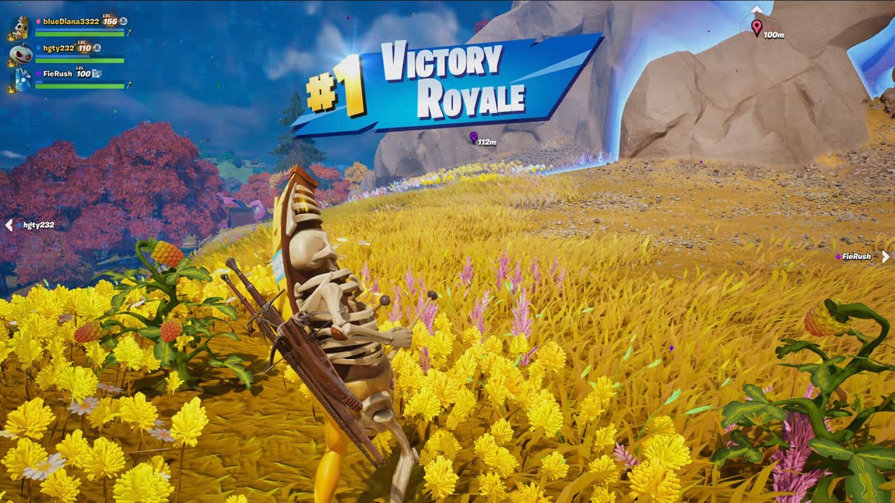 Fortnite Gameplay | Peely Bone, Death Valley | PS5 4K 60FPS | Chapter 4 Season 1