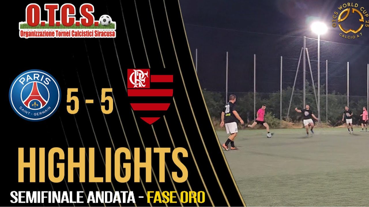 PSG - FLAMENGO 5 - 5 : gol e highlights | SEMIFINALE ANDATA 𝗢𝗧𝗖𝗦 𝗪𝗼𝗿𝗹𝗱 𝗖𝘂𝗽 (C7) 2025
