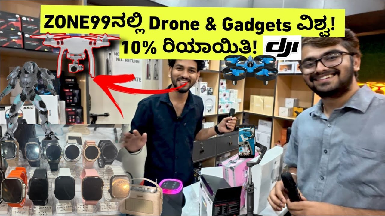 Inside Zone99: Bangalore’s Coolest Gadget & Drone Store | 10%OFF for Viewers! | DJI | GOPRO | Camera