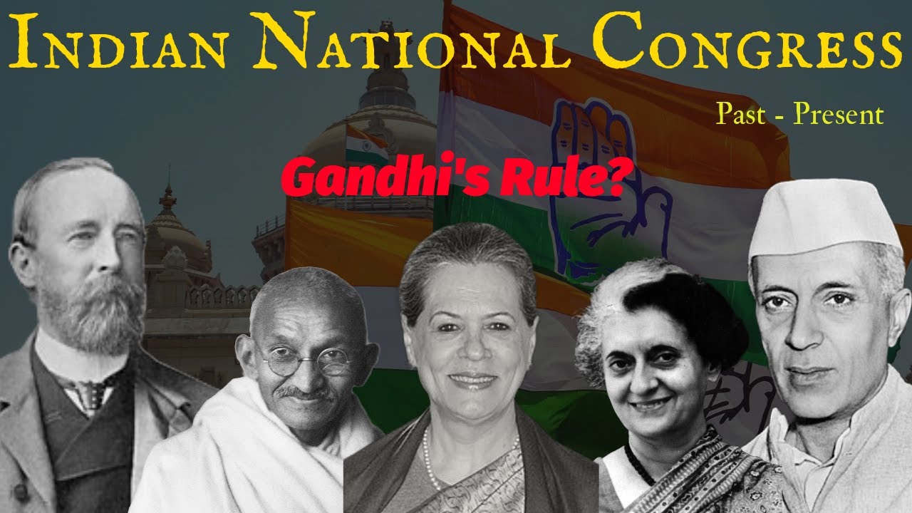 History Of Indian National Congress | Freedom Struggle | Political Party | Elections