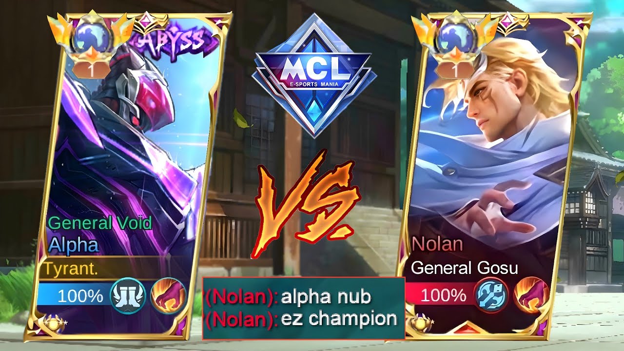 ALPHA VS TOP GLOBAL NOLAN ON MCL FINALS (KING OF DAMAGE) WHO WIN?