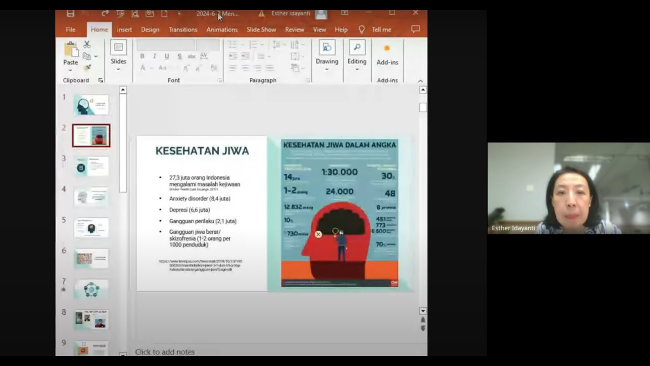 Webinar Pertama DCC: Memelihara Kesehatan Mental