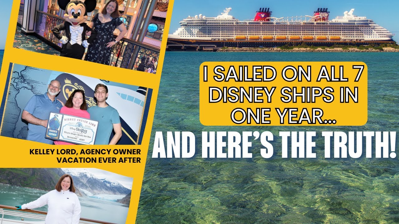 I Sailed On All  Disney Ships In One Year...Here's the TRUTH!