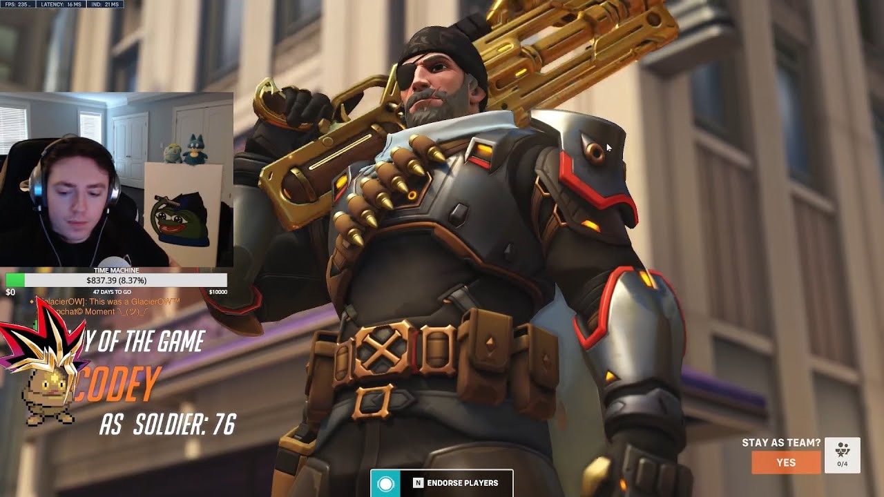 POTG! 65 ELIMS! CODEY INSANE SOLDIER 76 GAMEPLAY OVERWATCH 2 SEASON 1