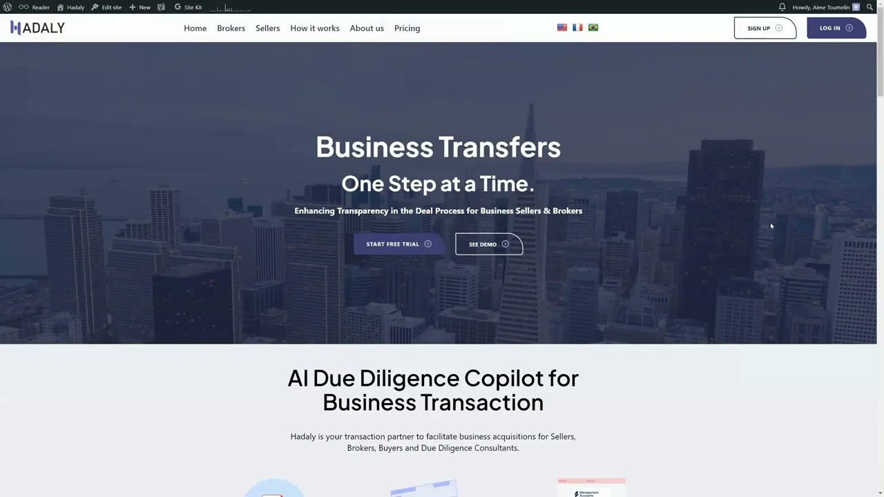 Prepare your Business Transfers with Hadaly