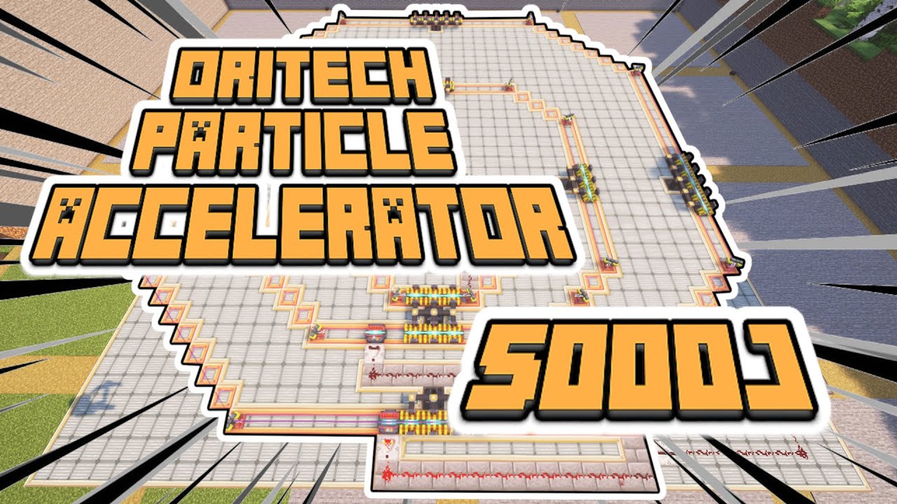 EP 18 - 5000J Oritech Particle Accelerator Setup! Minecraft Oritech Academy! 5000 Joules!