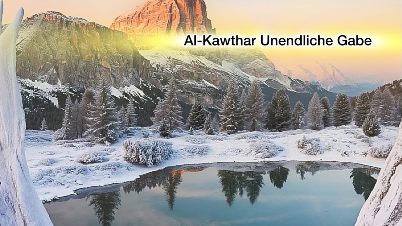 ﷽ 📖 Der Heilige Koran☀️ ‏“Verse des Lichts”.🤲Sura Al-Kawthar #AlKawthar#Koran#QuranVerse
