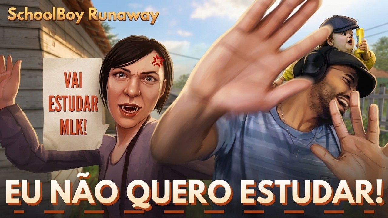 TENHO QUE FUGIR DO CASTIGO! | SchoolBoy Runaway