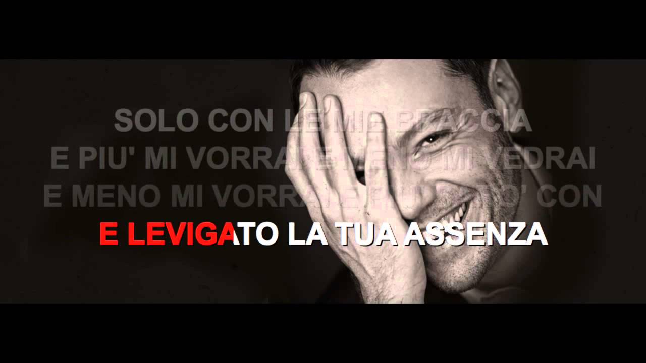 Tiziano Ferro - Sere Nere - Karaoke con testo