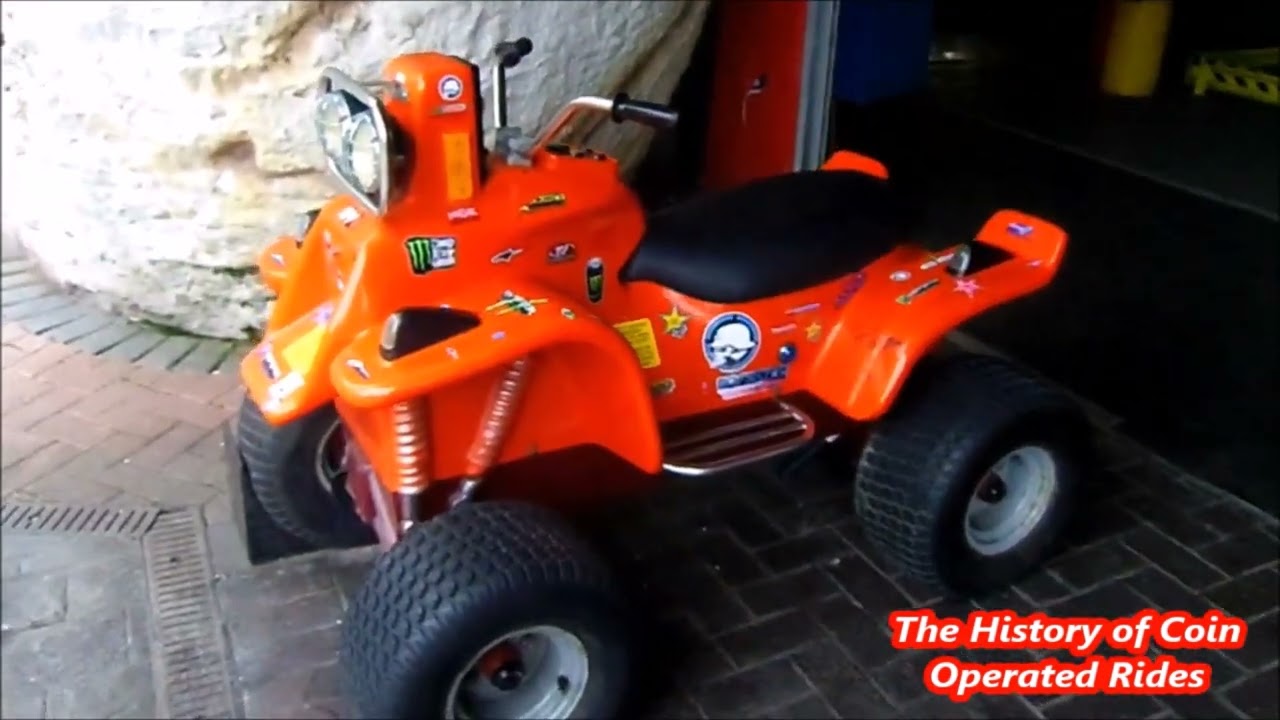 2000s Cogan Coin Operated Quadbike Motorcycle Kiddie Ride
