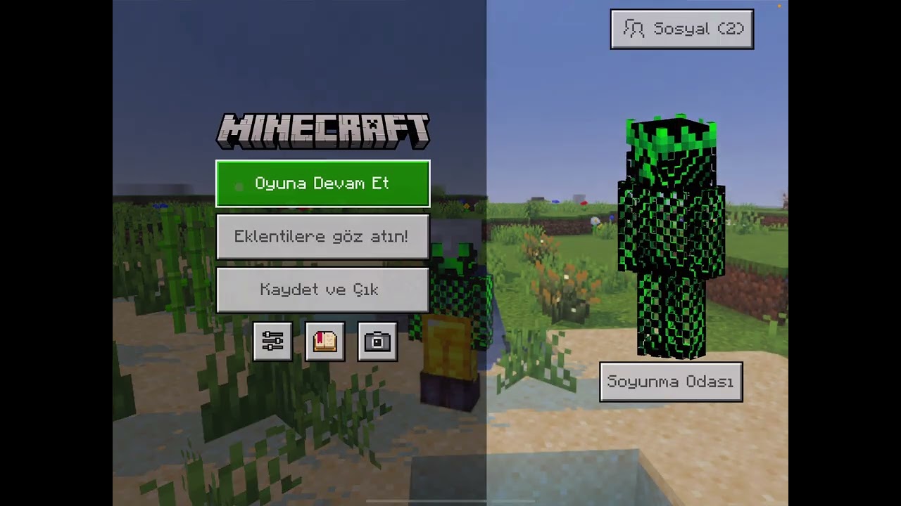 Kuzenimle Minacraft oynadık. :Seri 1.