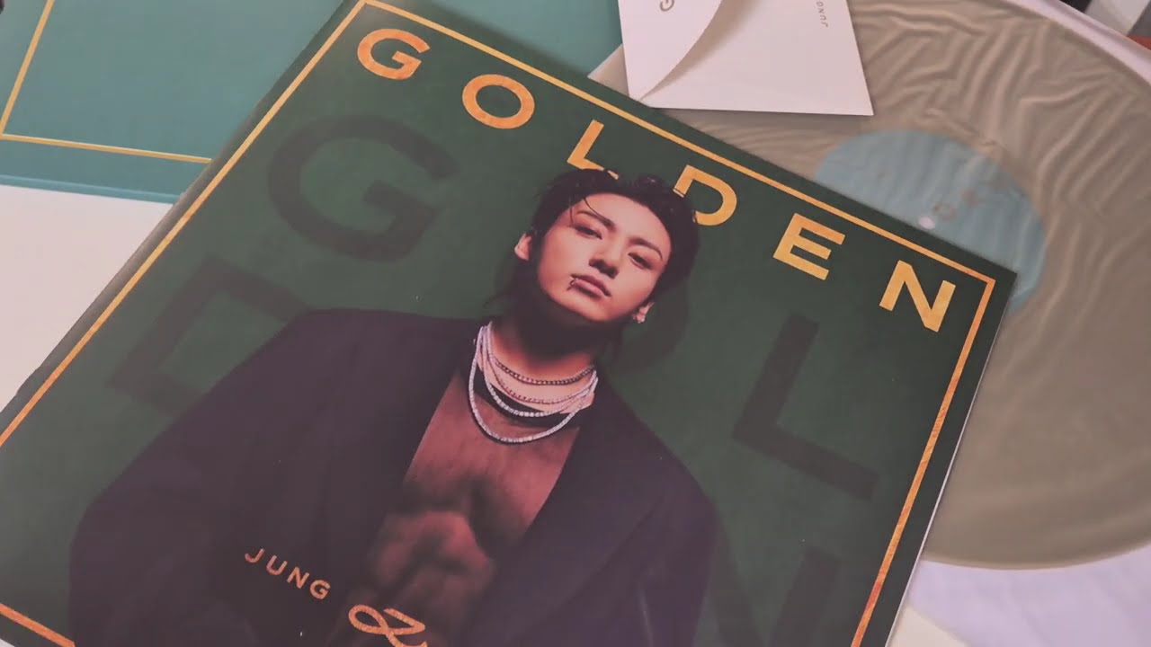 JUNGKOOK | GOLDEN vinyl unboxing