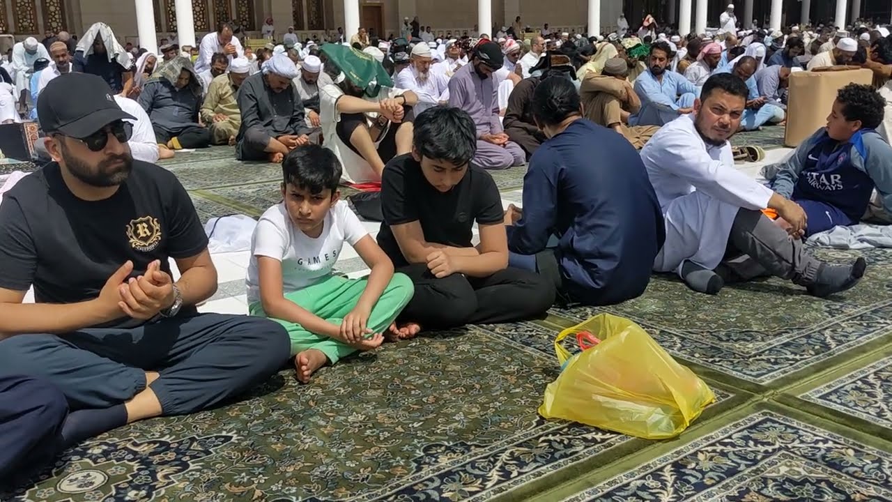 The Jummah (Friday) khutbah at Masjid Nabawi is a central spiritual event in Medina