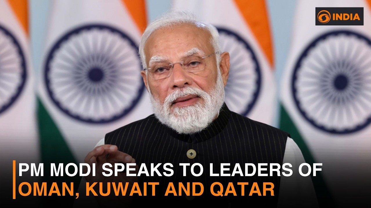 PM Modi speaks to leaders of Oman, Kuwait and Qatar
