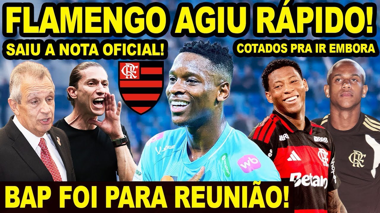 FLAMENGO COLOCOU TODA A VERDADE À TONA! LISTA DE REFORÇOS VAZADA NO MENGÃO! BAP EM BRASÍLIA! E+
