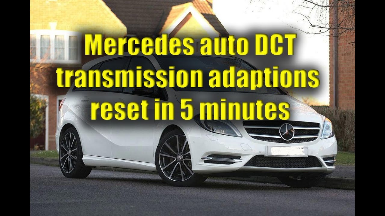 Сброс настроек трансмиссии DCT Mercedes за 5 минут.