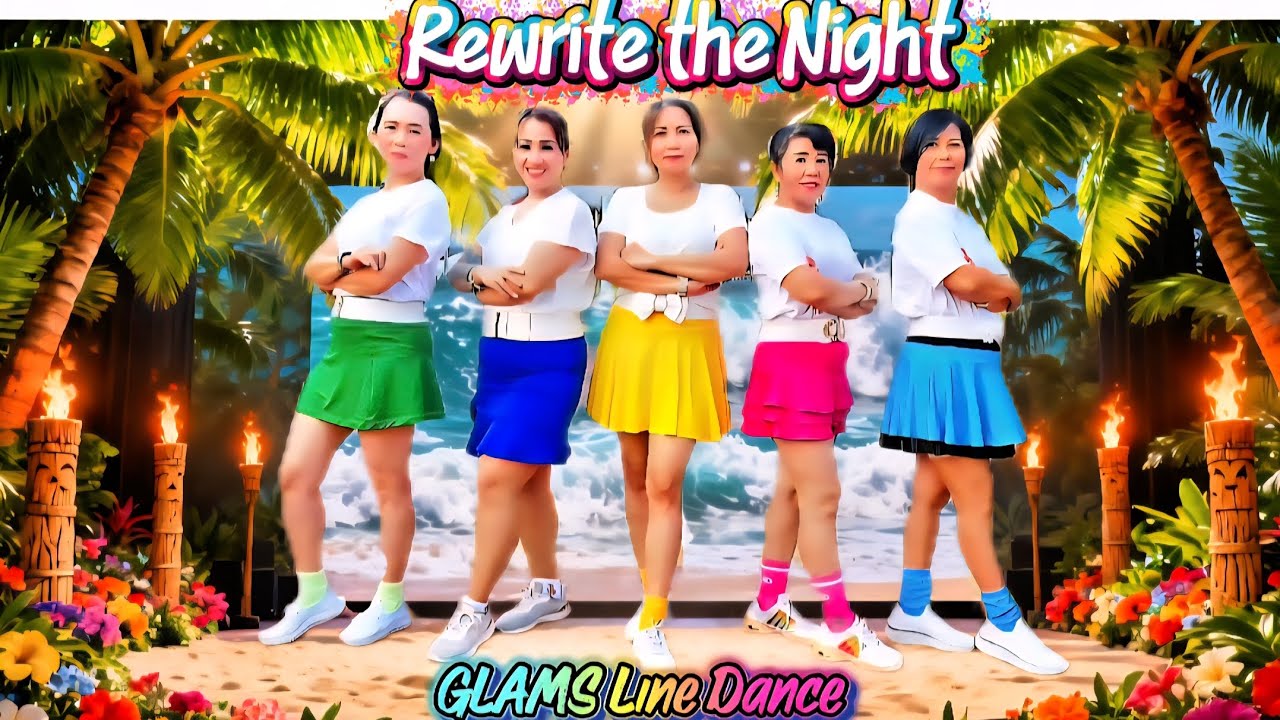 Rewrite the Night | Line Dance | Beginner | Choreo May Cho (KOR) - March 2026 | GLAMS Line Dance 