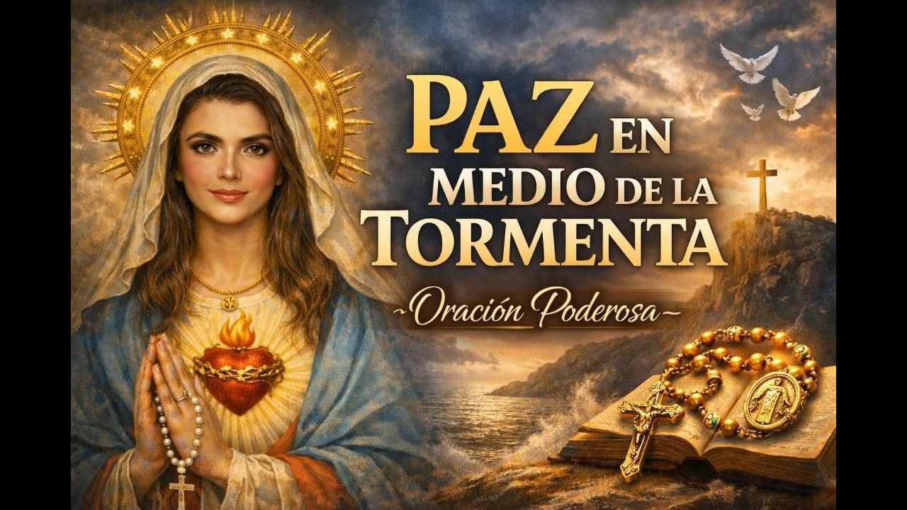 ESTA ORACIÓN FRENA la ANSIEDAD 🙏 y TRAE PAZ INMEDIATA al CORAZÓN