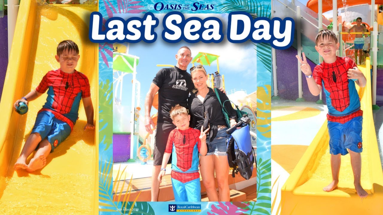 OASIS OF THE SEAS SPRING BREAK 2023 CRUISE \ DAY 6 - SEA DAY \ SPLASHAWAY BAY & JACUZZI EXPERIENCE