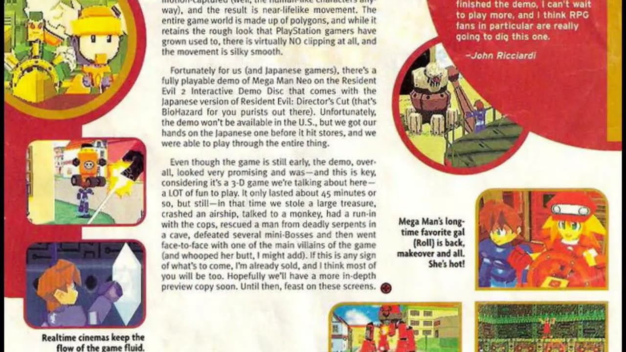 Rockman NEO (Mega Man Legends Prototype) | [CC] for Commentary | August 5, 1997 Demo