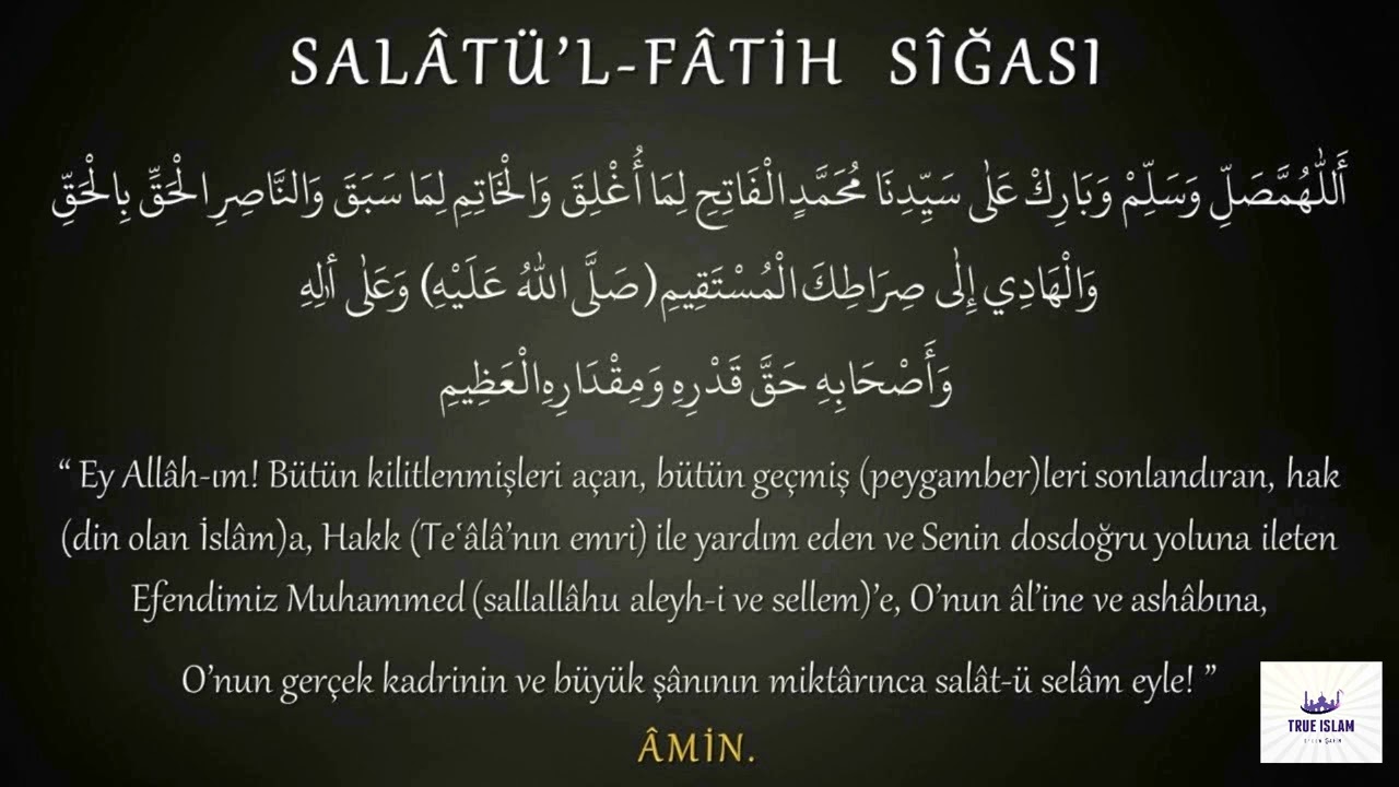 1000 Adet Salavat-ı Fatih