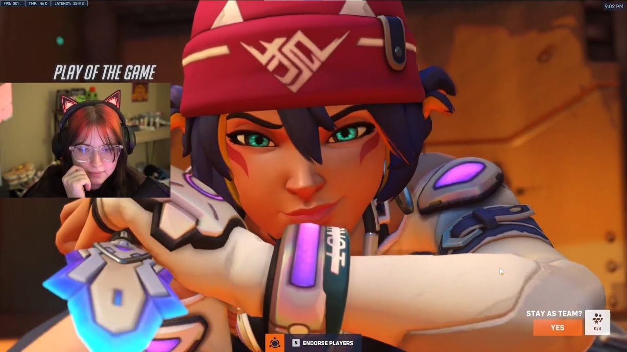 Potg! Aspen Kiriko + Brigitte Season 8 Top 500 Gameplay Overwatch 2