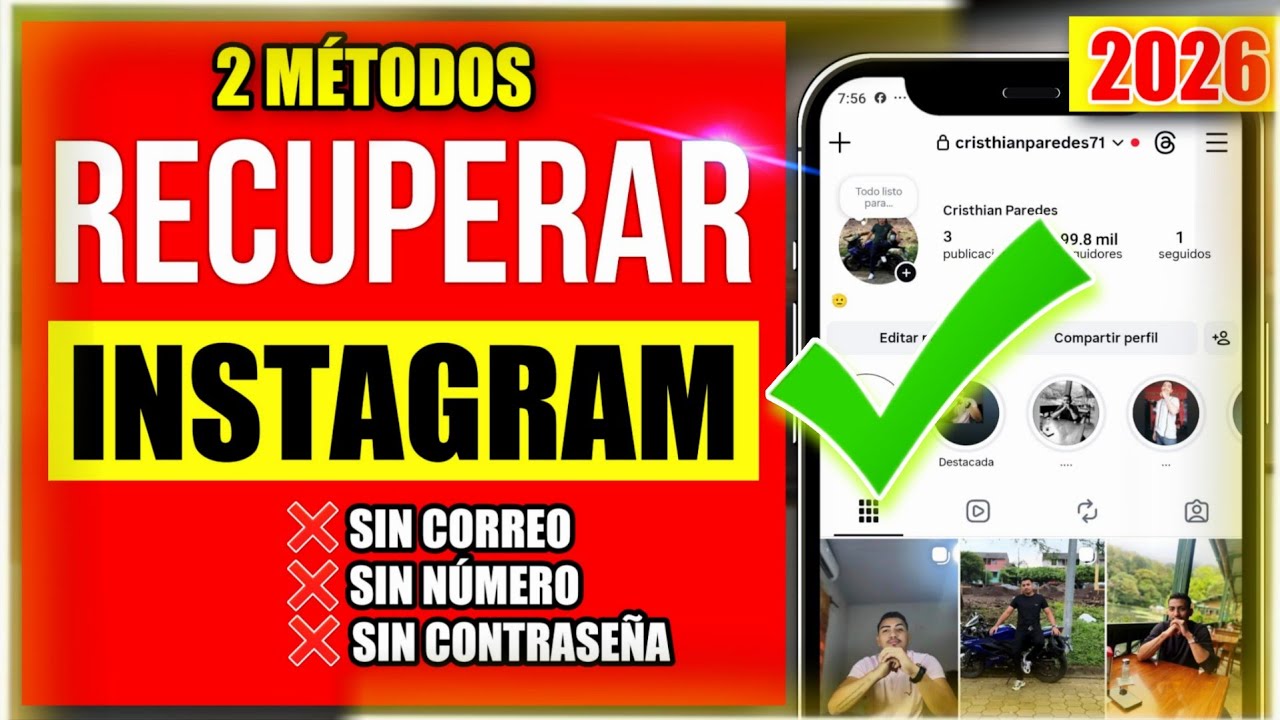 ✅CÓMO RECUPERAR MI CUENTA DE INSTAGRAM 2025 |SIN CORREO, SIN NÚMERO Y SI SE ME OLVIDÓ LA CONTRASEÑA|