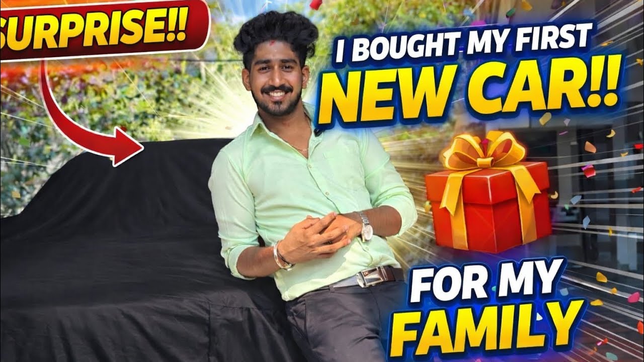  MY NEW CAR❤️|GIFTED TO MY FAMILY🥰|FULLY ENTERAINMENT|Adish Gudigar Vlogs