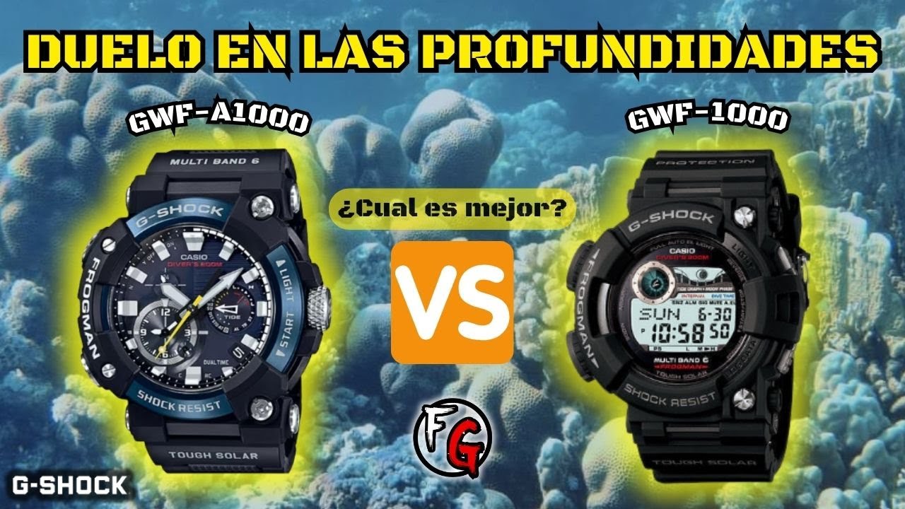 Frogman digital VS Analógico - Casio G-Shock TOP