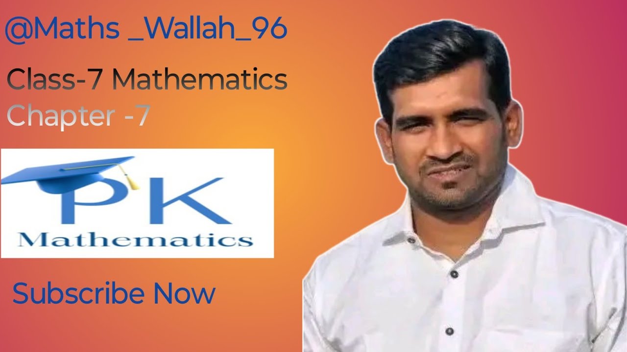 Class 7 Mathematics chapter -7