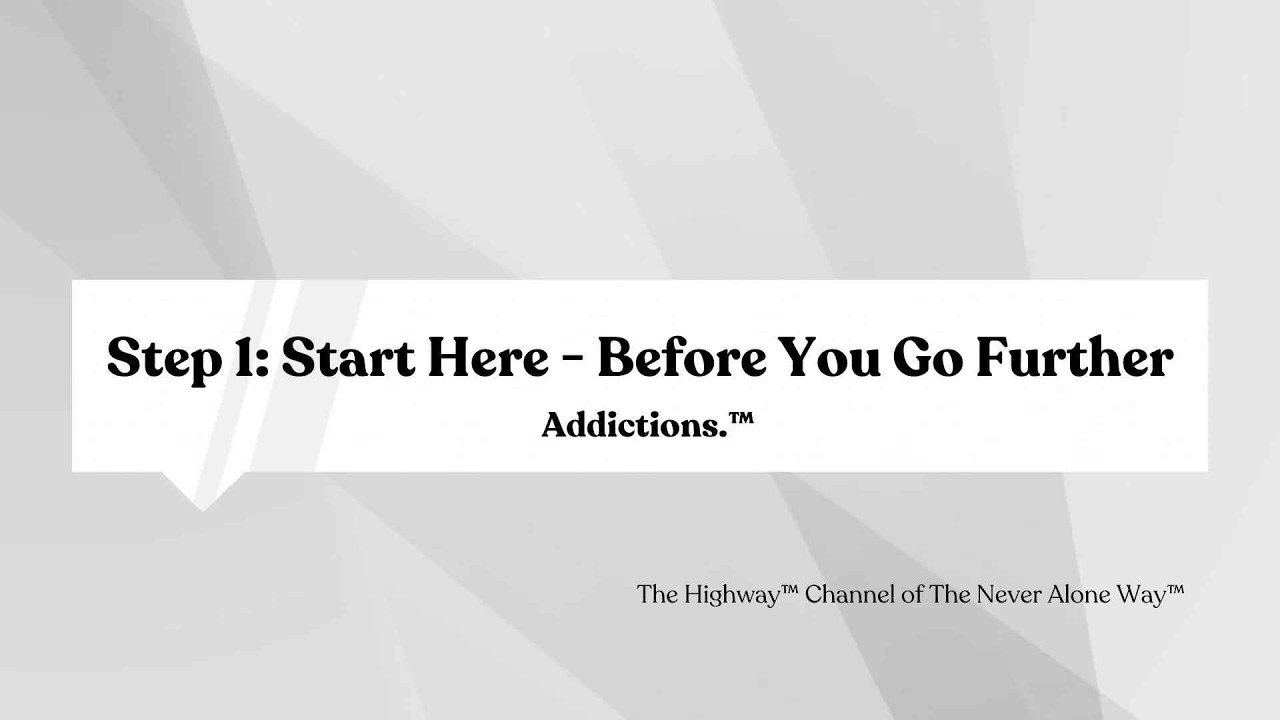 Step 1: Start Here - Before You Go Further