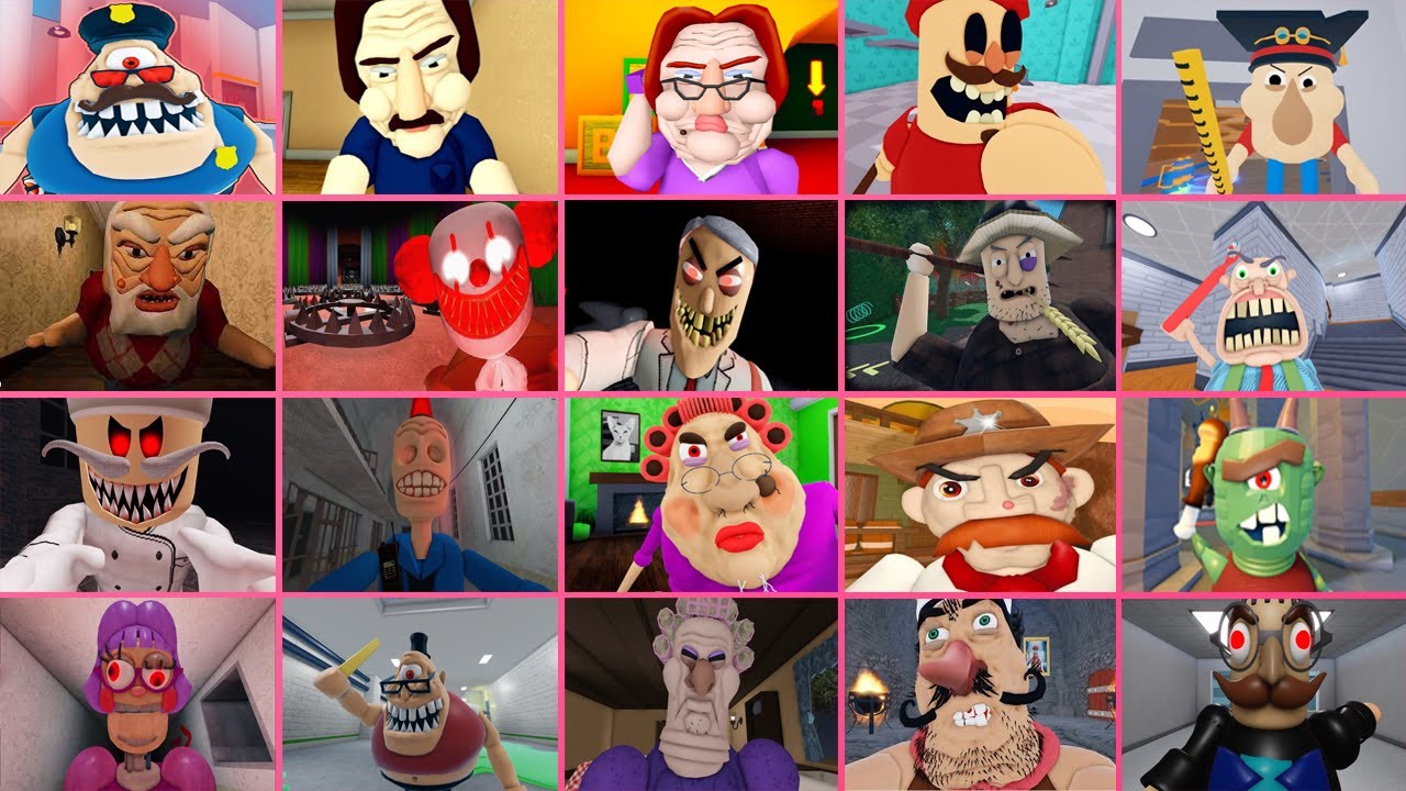 Roblox,EPIC SCHOOL ESCAPE, EVIL GRANDMA, ESCAPE PAPA PIZZA, PETSHOP, TIM'S FARM, ROBLOX JUMPSCARES