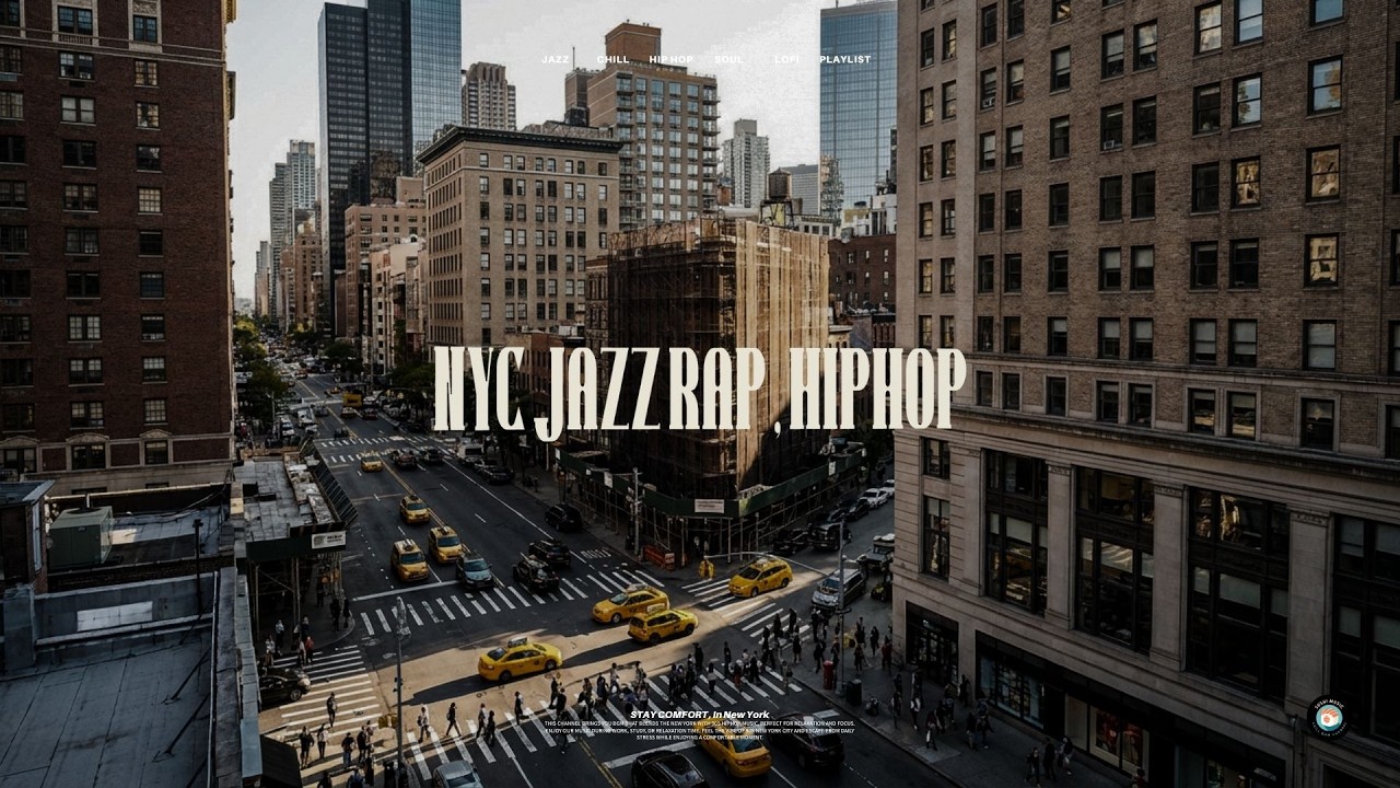 NYC JAZZ Groove HIPHOP | 90s FUNK BOOM BAP | Walk / background / work / relax | Rick Rubin