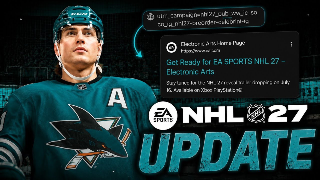 NHL 27: дата трейлера и лицо с обложки раскрыты случайно??