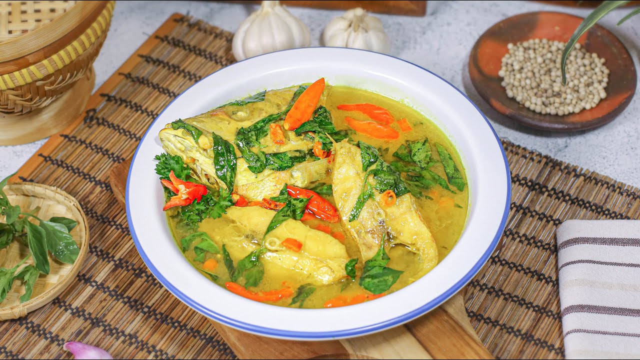 HIDANGAN BERKUAH SEDAP - Ikan Kuah Kuning Simple