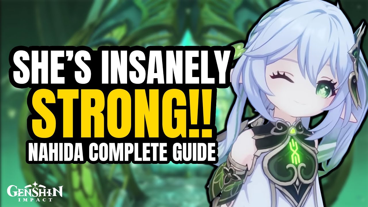 NAHIDA IS INSANELY GOOD! Nahida Guide - Builds, Team Comps, and Review | Genshin Impact 3.2