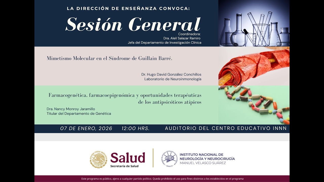 SESIÓN GENERAL: 👩‍🏫👨‍🏫Temas selectos en investigación. 👩‍🔬👨‍🔬🧠