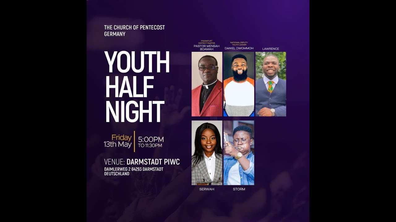 THE YOUTH HALF NIGHT | Darmstadt-Frankfurt PIWC | Stay tuned and be expectant.