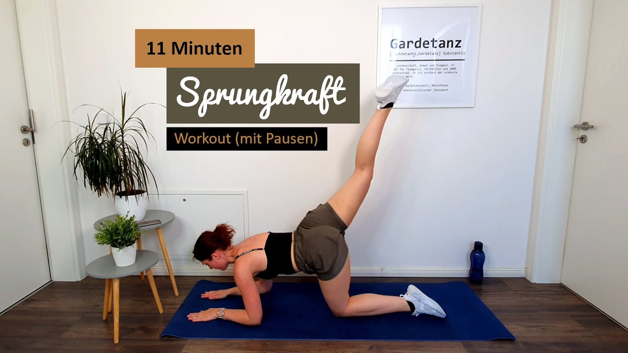 Sprungkraft Workout | 11 Minuten mit Pausen | Gardetanz