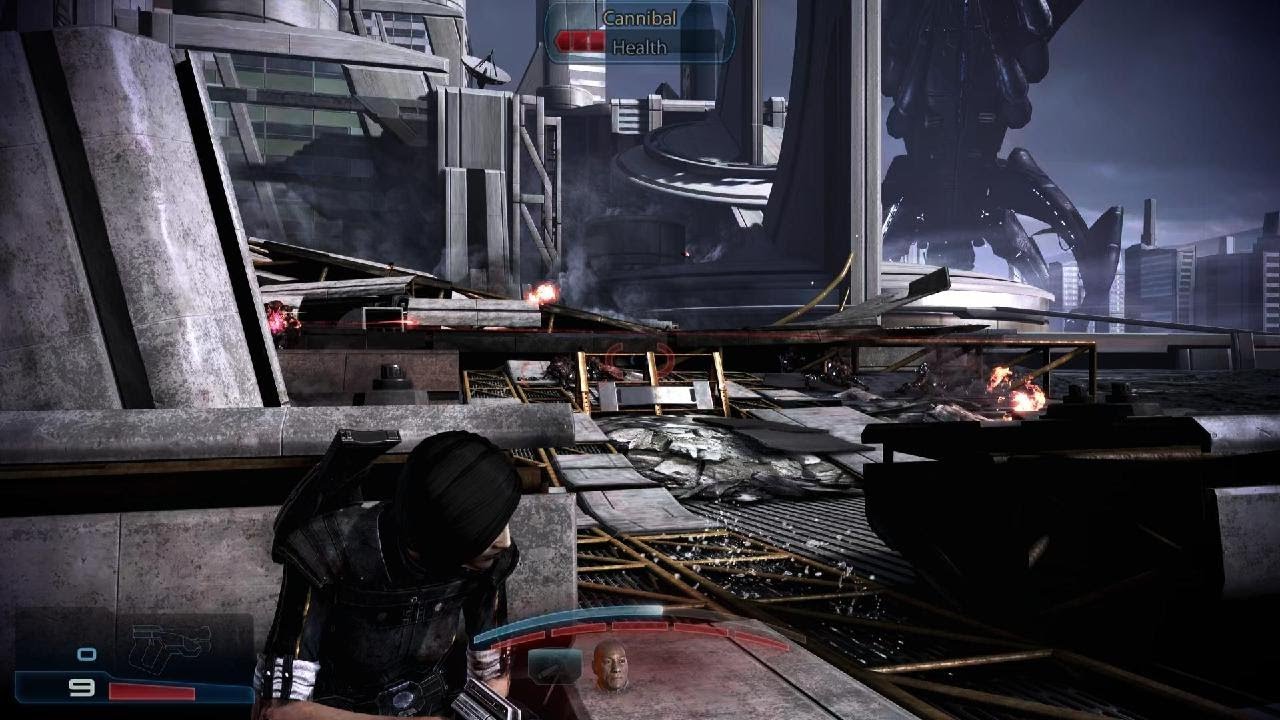 Mass Effect 3 The Normandy arrives.