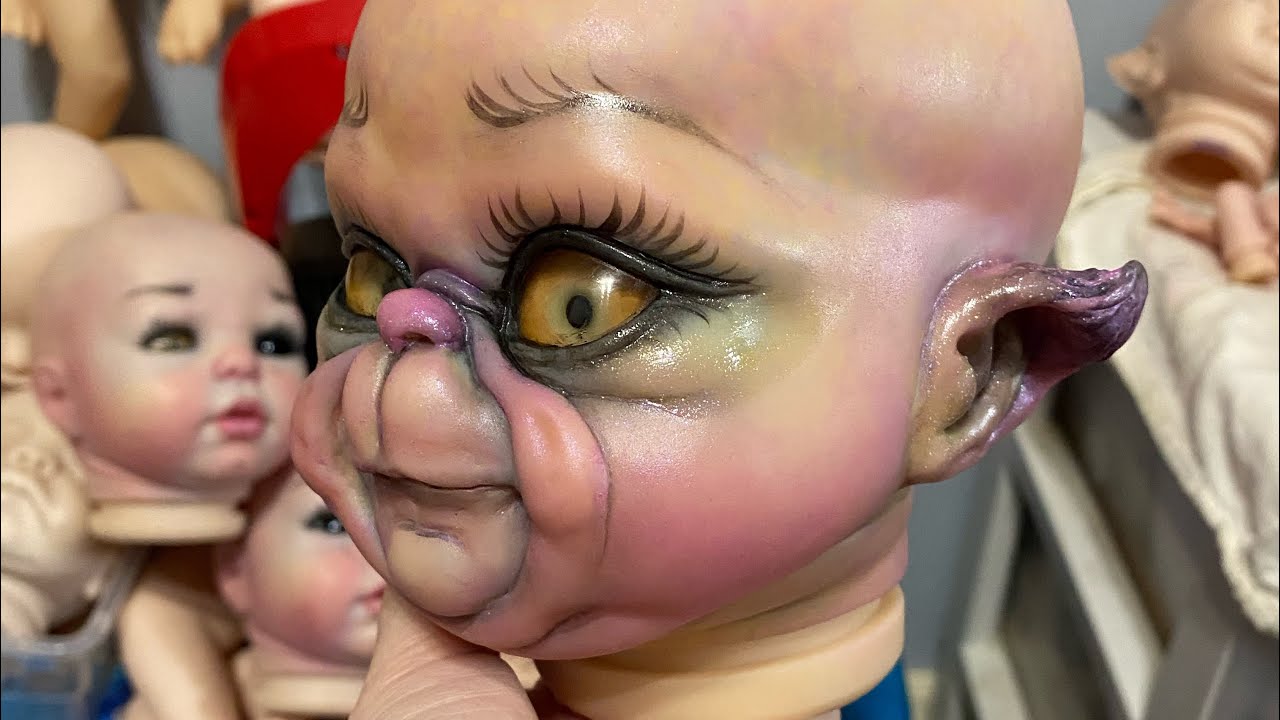 PART 3 HOW TO PAINT FANTASY REBORN DOLLS| FANTASYFX paints| Bean Shanine
